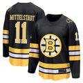 Cooneas B.Bruins #11 Casey Mittelstadt Black Home Breakaway Player Stitched Jerseys