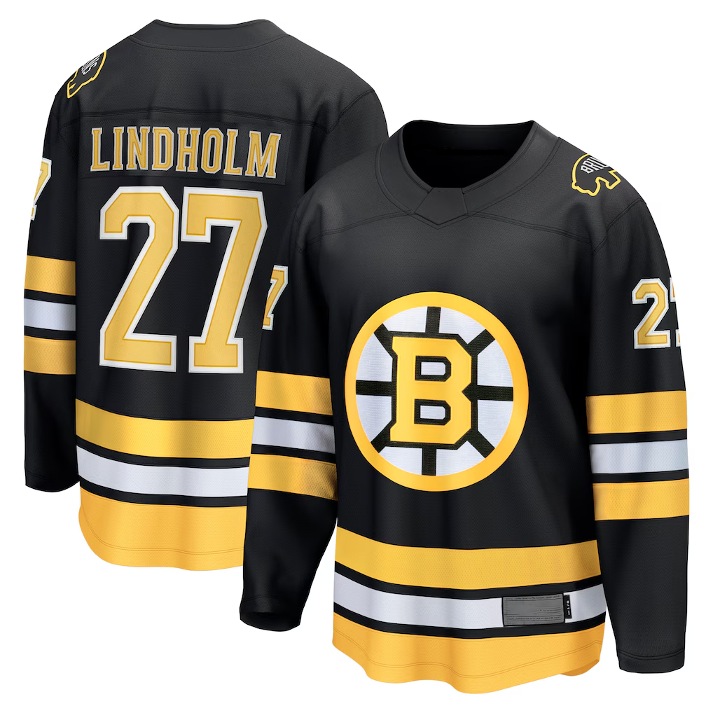 Cooneas B.Bruins #27 Hampus Lindholm Black Home Breakaway Player Stitched Jerseys