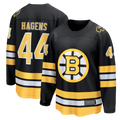 Cooneas B.Bruins #44 James Hagens Black Breakaway Stitched Jerseys