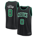Cooneas B.Celtics #0 Jayson Tatum  Black Fast Break Replica Player Jerseys - Statement Edition