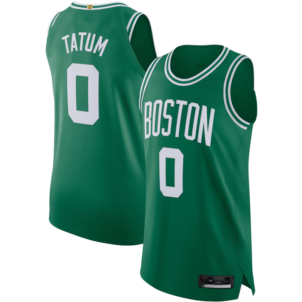 Cooneas B.Celtics #0 Jayson Tatum Kelly Green Authentic Jerseys - Icon Edition