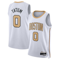 Cooneas B.Celtics #0 Jayson Tatum White 2025 2026 Swingman Jerseys - City Edition
