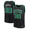 Cooneas B.Celtics #30 Sam Hauser Black Fast Break Replica Player Jerseys - Statement Edition