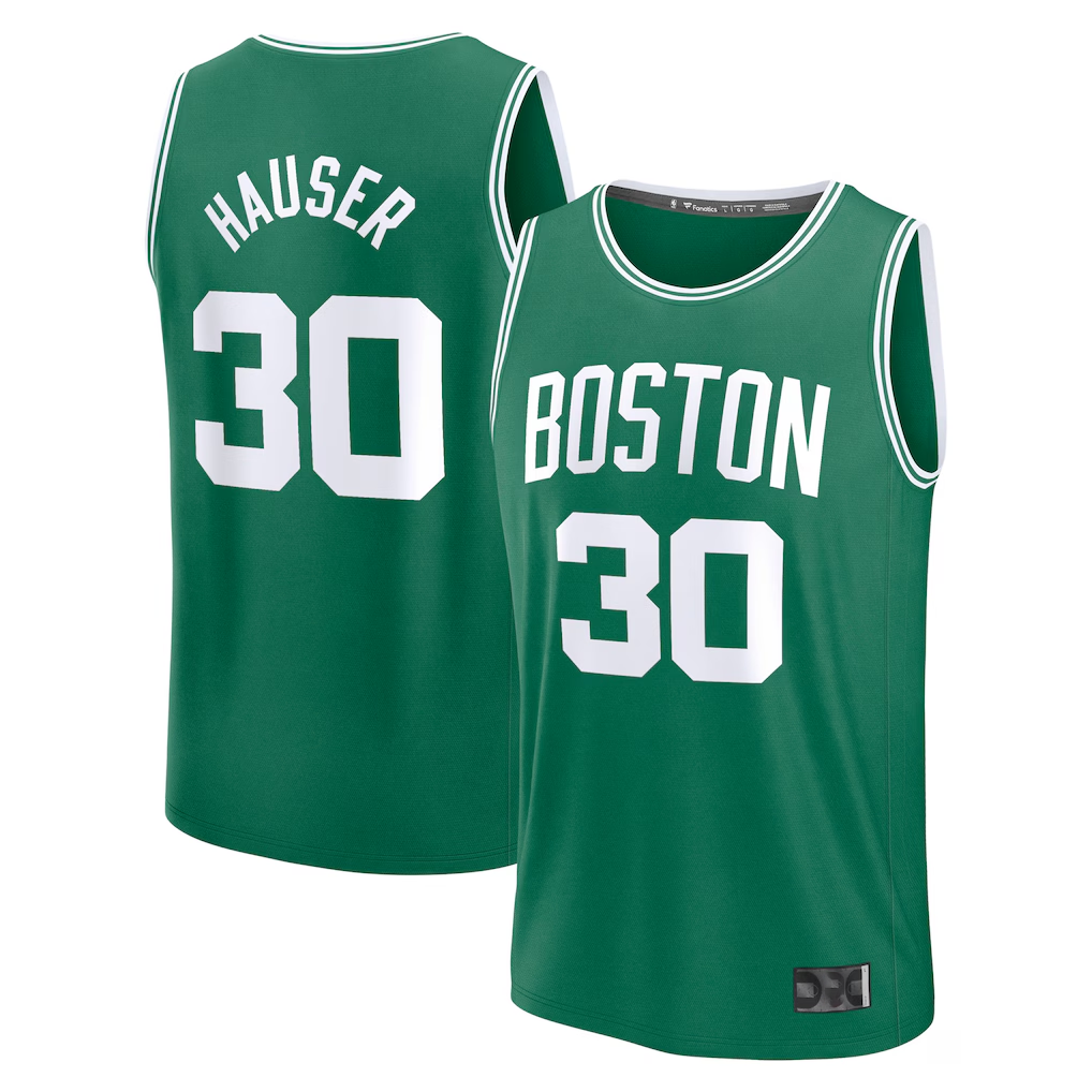 Cooneas B.Celtics #30 Sam Hauser Kelly Green Fast Break Replica Player Jerseys - Icon Edition