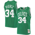 Cooneas B.Celtics #34 Paul Pierce Mitchell & Ness Kelly Green Hardwood Classics Swingman Jerseys