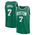 Cooneas B.Celtics #7 Jaylen Brown  Kelly Green Fast Break Replica Player Jerseys - Icon Edition
