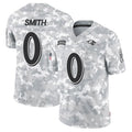 Cooneas B.Ravens #0 Roquan Smith Player Arctic Camo Salute to Service Limited Stitched Jerseys