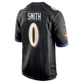 Cooneas B.Ravens #0 Roquan Smith Player Black Alternate Home Game Stitched Jerseys