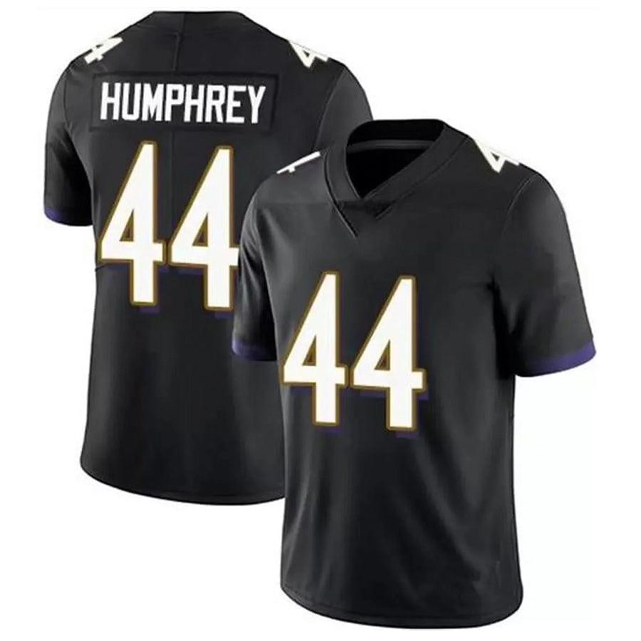 Cooneas B.Ravens #44 Marlon Humphrey Player Black Limited Home Game Stitched Jerseys
