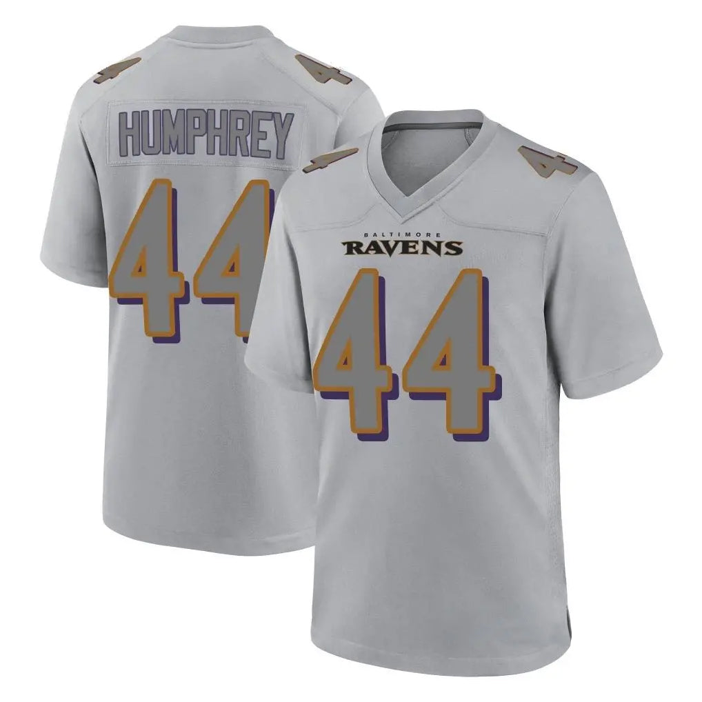 Cooneas B.Ravens #44 Marlon Humphrey Player Gray Replica Limited Stitched Jerseys