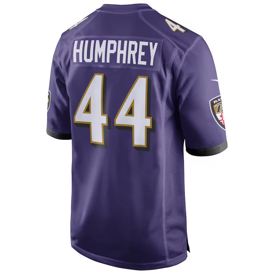 Cooneas B.Ravens #44 Marlon Humphrey Player Purple Alternate Home Game Stitched Jerseys