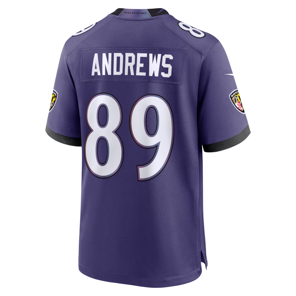 Cooneas B.Ravens #89 Mark Andrews Purple Team Game Stitched Jerseys