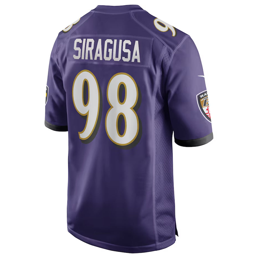 Cooneas B.Ravens #98 Tony Siragusa Player Purple Alternate Home Game Stitched Jerseys