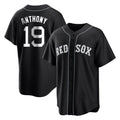 Cooneas B.Red Sox #19 Roman Anthony Player Black Home Game Stitched Jerseys