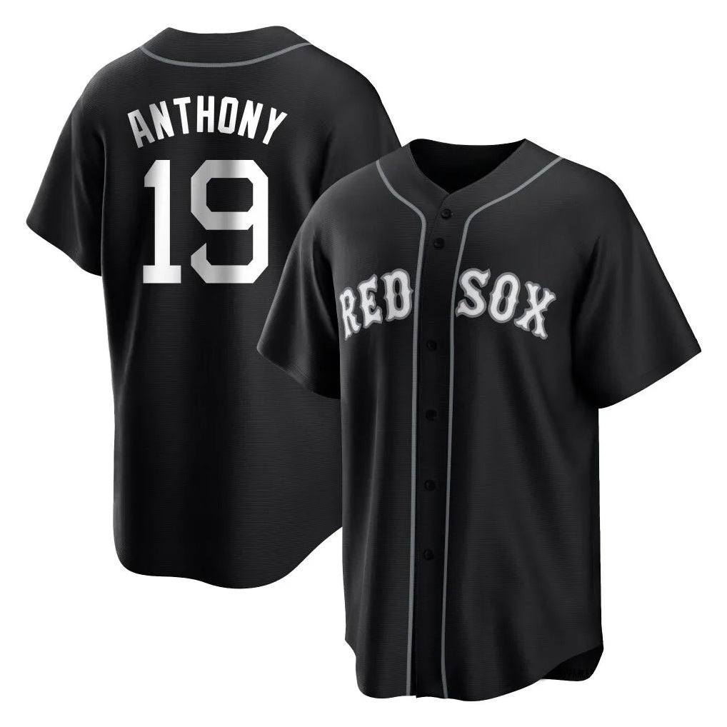 Cooneas B.Red Sox #19 Roman Anthony Player Black Home Game Stitched Jerseys