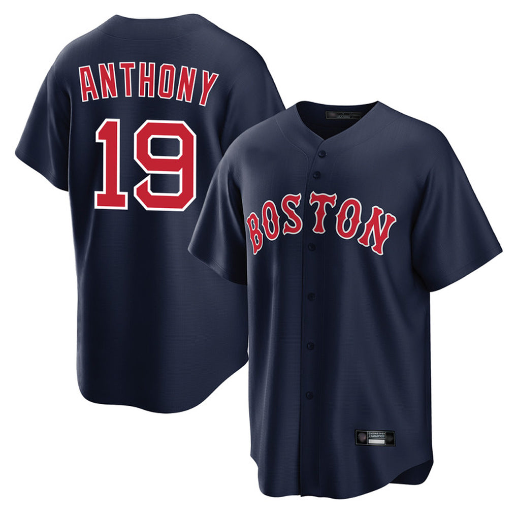 Cooneas B.Red Sox #19 Roman Anthony Player Navy Home Game Stitched Jerseys