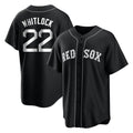Cooneas B.Red Sox #22 Garrett Whitlock Player Black Home Game Stitched Jerseys