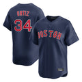 Cooneas B.Red Sox #34 David Ortiz Player Navy Limited Home Game Stitched Jerseys