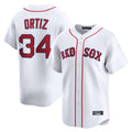 Cooneas B.Red Sox #34 David Ortiz Player White Limited Home Game Stitched Jerseys
