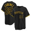 Cooneas B.Red Sox #35 Garrett Crochet Player Black Snake Skin City Home Game Stitched Jerseys
