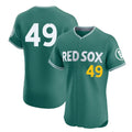 Cooneas B.Red Sox #49 Tim Wakefield Player Green City Connect Limited Elite Home Game Stitched Jerseys