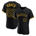 Cooneas B.Red Sox #52 Wilyer Abreu Player Black Snake Skin City Limited Elite Home Stitched Jerseys