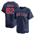 Cooneas B.Red Sox #52 Wilyer Abreu Player Navy Limited Home Game Stitched Jerseys