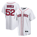 Cooneas B.Red Sox #52 Wilyer Abreu Player White Home Game Stitched Jerseys