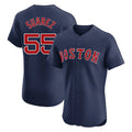 Cooneas B.Red Sox #55 Ranger Su¡§¡érez Player Navy Limited Elite Home Game Stitched Jerseys