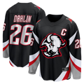 Cooneas B.Sabres #26 Rasmus Dahlin Black Alternate Captain Patch Breakaway Stitched Jerseys