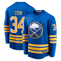 Cooneas B.Sabres #34 Alex Lyon Royal Home Breakaway Stitched Jerseys