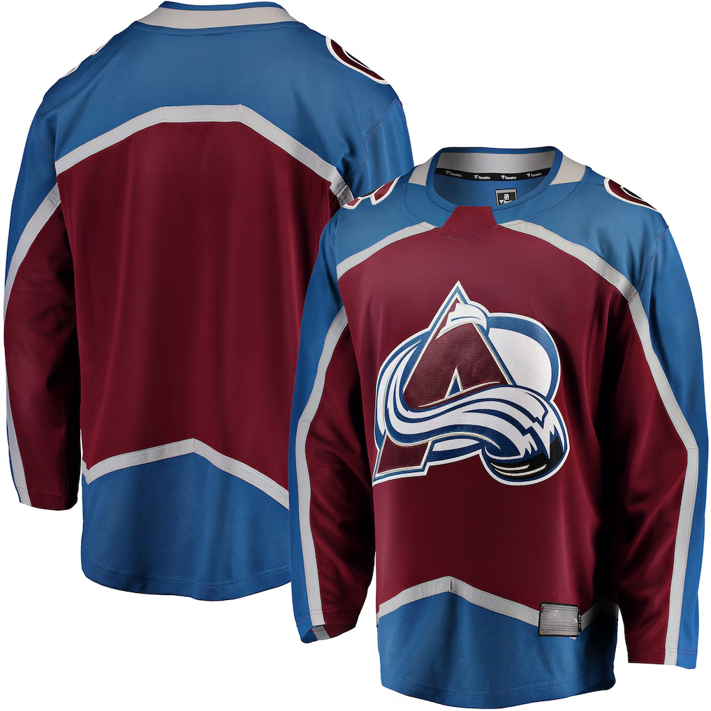 Cooneas C.Avalanche Maroon Breakaway Home Jerseys