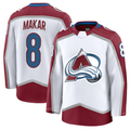 Cooneas C.Avalanche #8 Cale Makar White Away Premium Jerseys