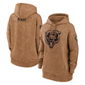 Cooneas C.Bears Brown Salute to Service Pullover Hoodies Limited Blank Player Stitched Jerseys