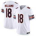 Cooneas C.Bears #18 Caleb Williams White Vapor F.U.S.E. Limited Jersey Player Stitched Jerseys