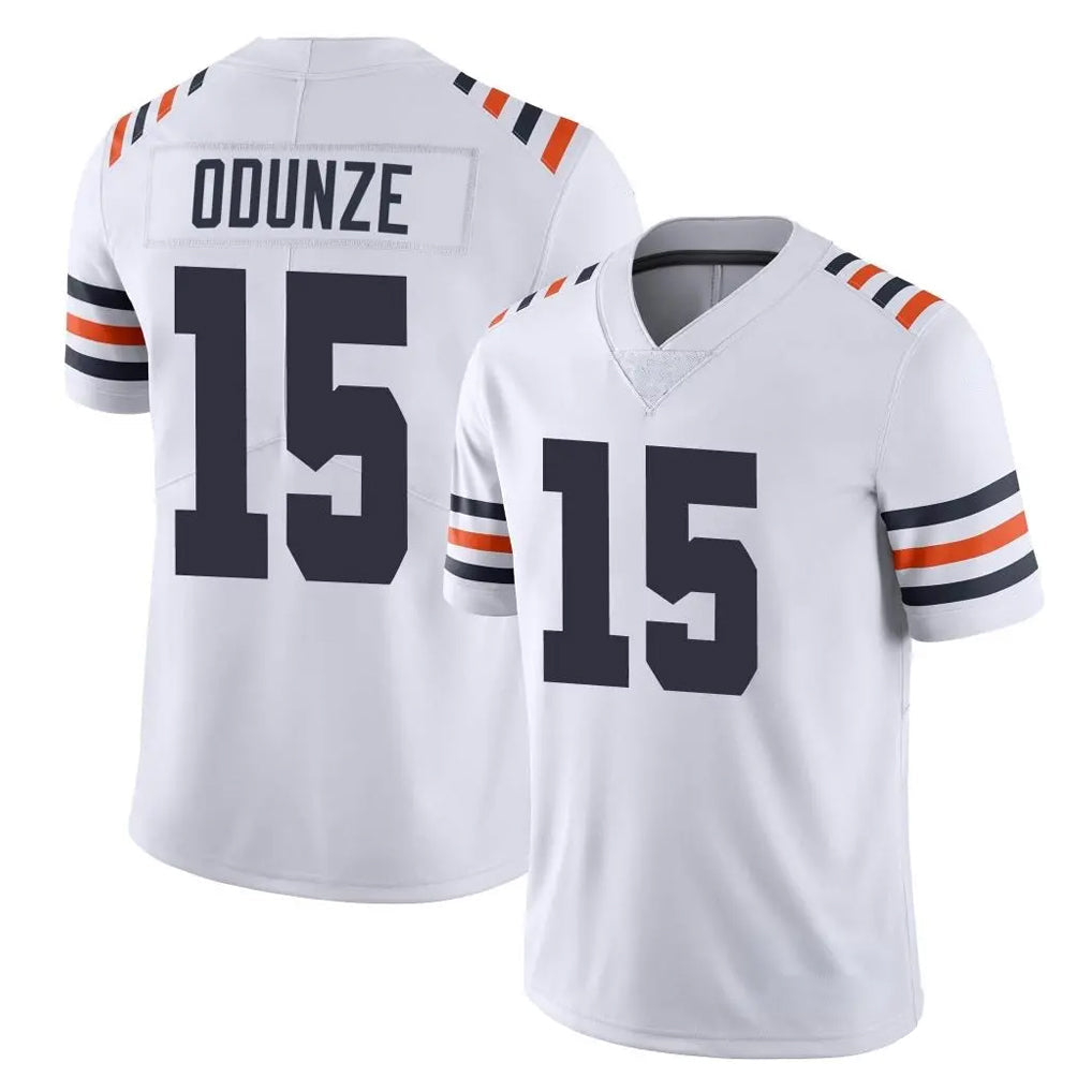 Cooneas C.Bears #15 Rome Odunze Player White Classic Vapor Limited Home Game Stitched Jerseys
