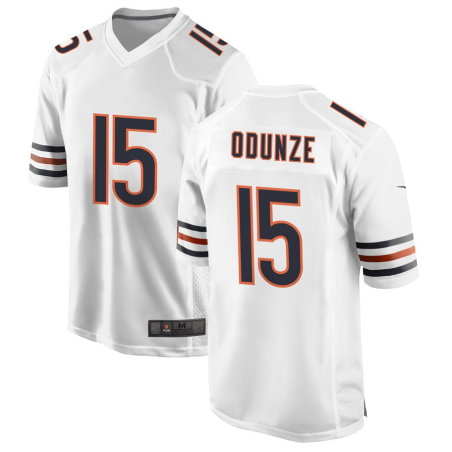 Cooneas C.Bears #15 Rome Odunze White Player Game Stitched Jerseys