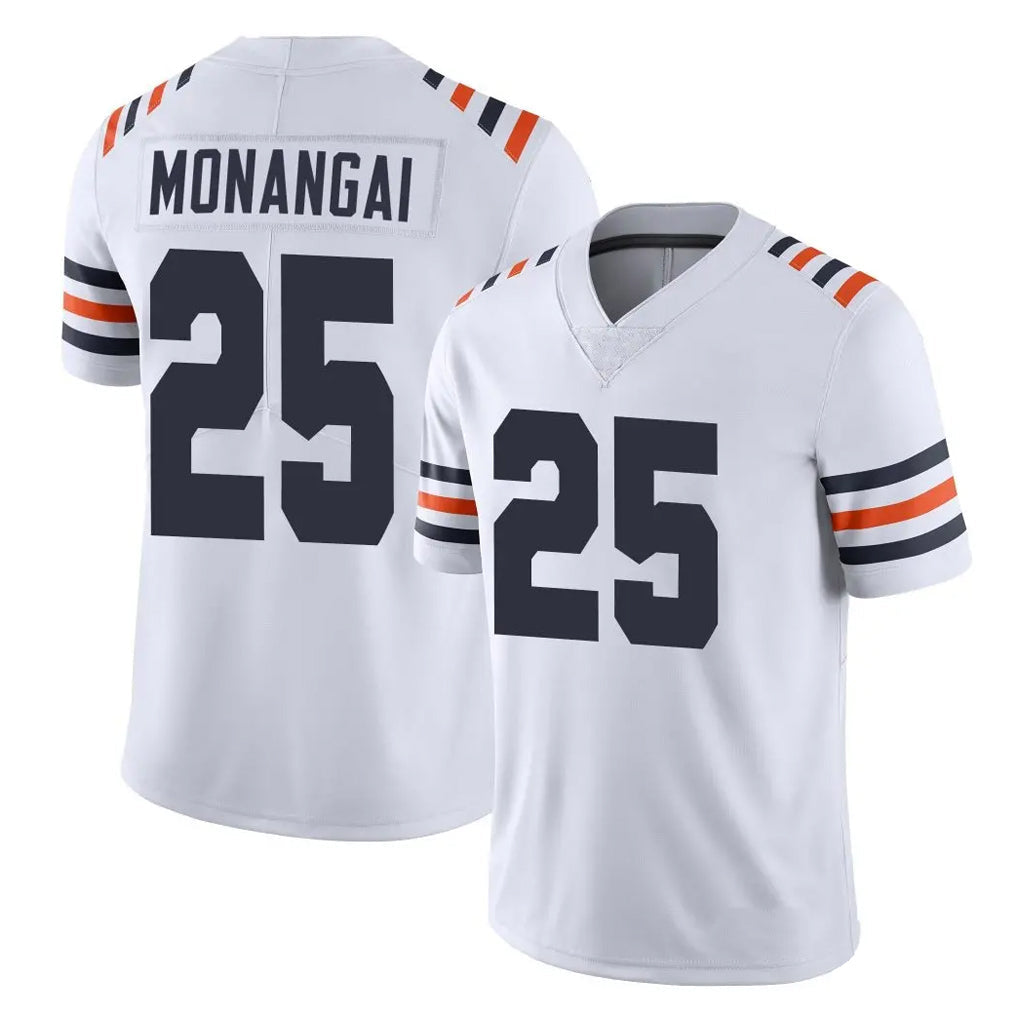Cooneas C.Bears #25 Kyle Monangai Player White Classic Vapor Limited Home Game Stitched Jerseys