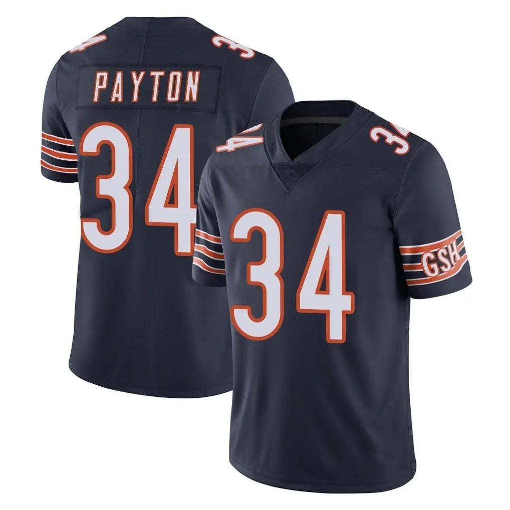 Cooneas C.Bears #34 Walter Payton Player Navy Vapor Untouchable Limited Home Game Stitched Jerseys
