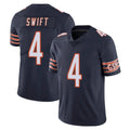Cooneas C.Bears #4 D'Andre Swift Player Navy Vapor Untouchable Limited Home Game Stitched Jerseys