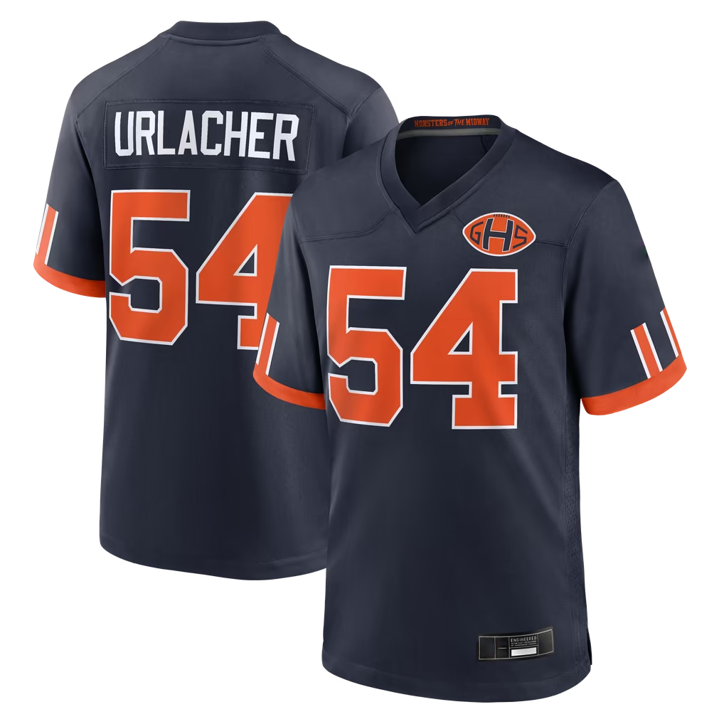 Cooneas C.Bears #54 Brian Urlacher Navy 2026 Rivalries Collection Game Stitched Jerseys