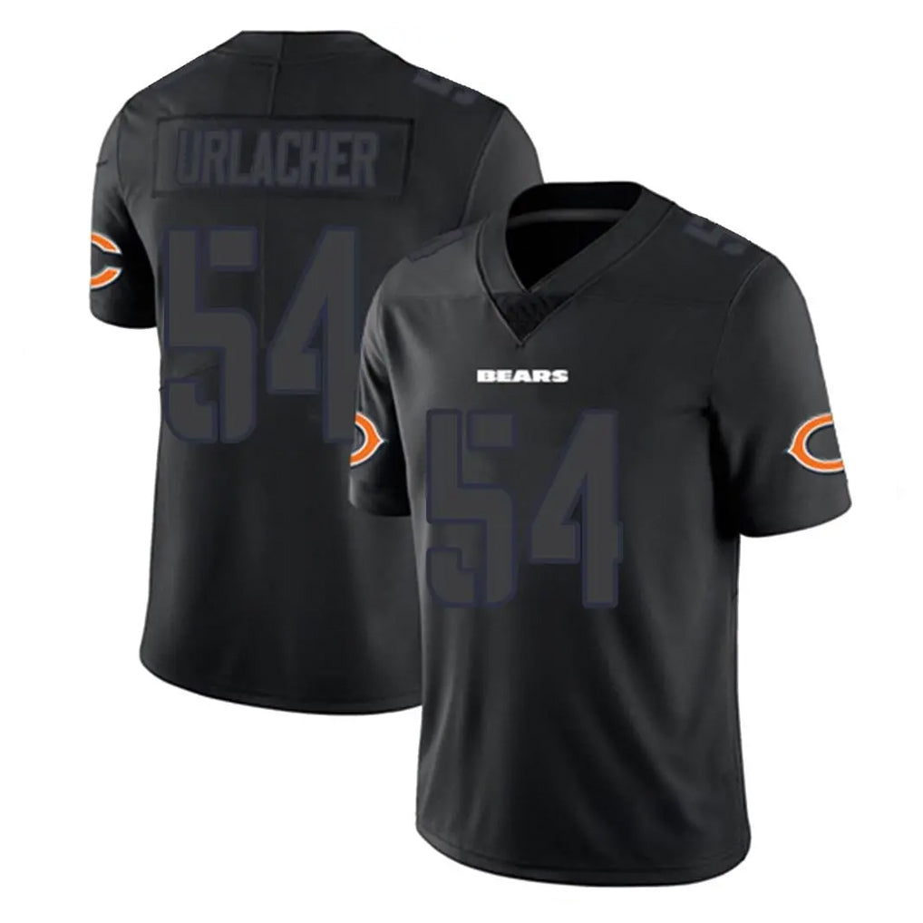 Cooneas C.Bears #54 Brian Urlacher Player Black Impact Limited Game Stitched Jerseys
