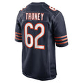 Cooneas C.Bears #62 Joe Thuney Player Navy Home Game Stitched Jerseys