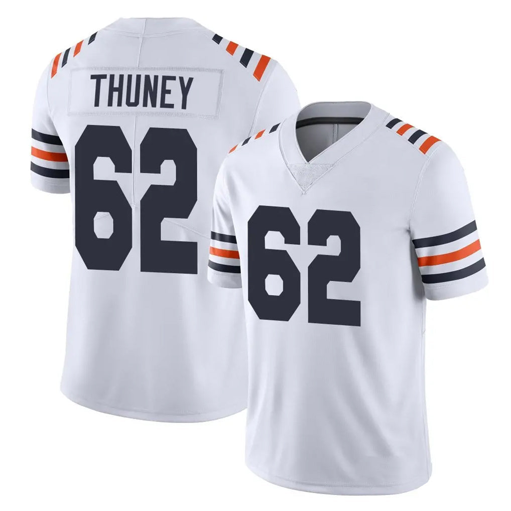 Cooneas C.Bears #62 Joe Thuney Player White Classic Vapor Limited Home Game Stitched Jerseys