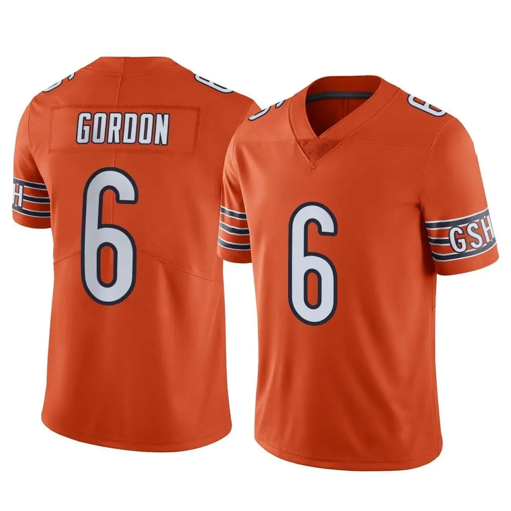 Cooneas C.Bears #6 Kyler Gordon Player Orange Alternate Vapor Limited Home Game Stitched Jerseys