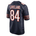 Cooneas C.Bears #84 Colston Loveland Player Navy Home Game Stitched Jerseys