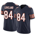 Cooneas C.Bears #84 Colston Loveland Player Navy Vapor F.U.S.E. Limited Home Game Stitched Jerseys