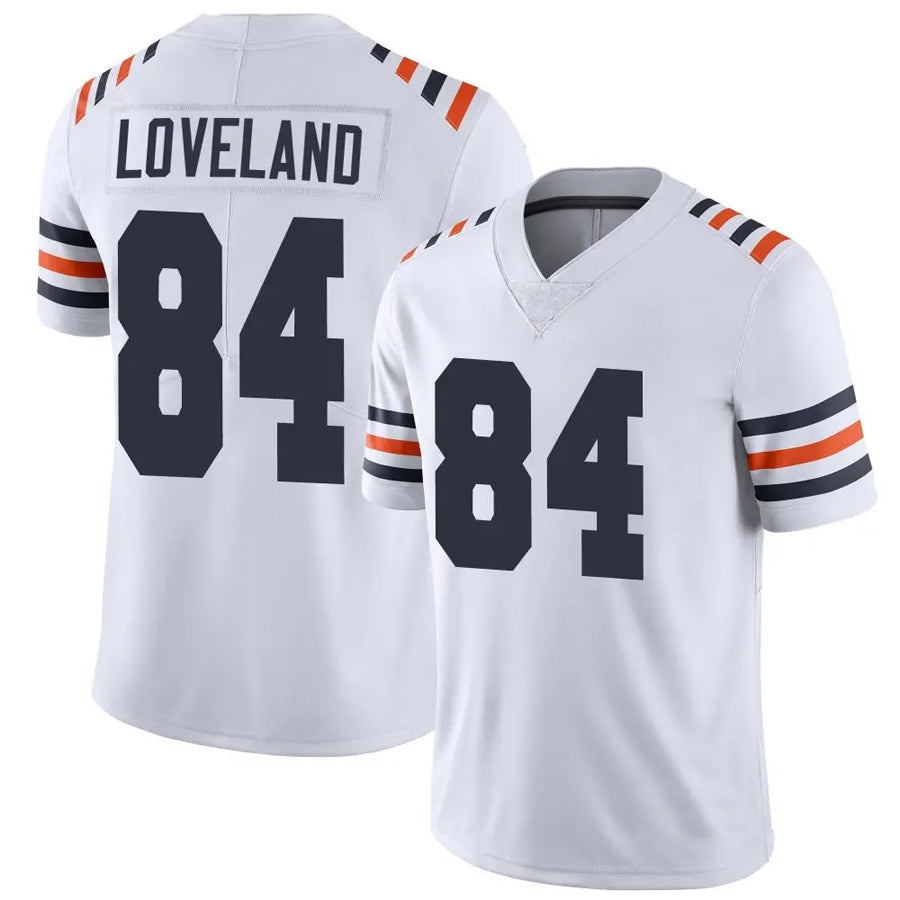 Cooneas C.Bears #84 Colston Loveland Player White Alternate Classic Vapor Limited Stitched Jerseys