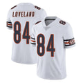 Cooneas C.Bears #84 Colston Loveland Player White Vapor Untouchable Limited Home Game Stitched Jerseys