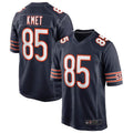 Cooneas C.Bears #85 Cole Kmet Navy Player Game Jersey American Stitched Jerseys